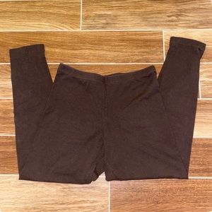 Old Navy Brown Capri Leggings - Size Large